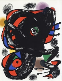 Joan Miró, Composition, XXe siècle, Limited Edition Lithograph