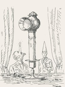 René Magritte, Composition, Dix dessins de René Magritte, Limited Edition Lithograph