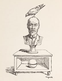 René Magritte, Composition, Dix dessins de René Magritte, Limited Edition Lithograph