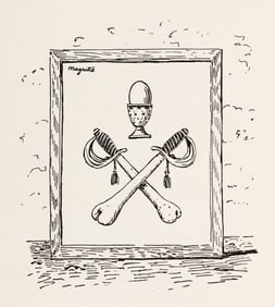 René Magritte, Composition, Dix dessins de René Magritte, Limited Edition Lithograph