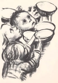 Käthe Kollwitz, Germany's Children are Starving! (Deutschlands kinder hungern!), Limited Edition