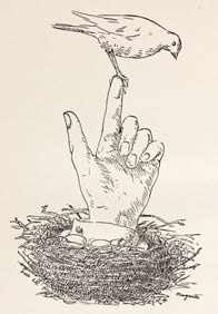 René Magritte, Composition, Dix dessins de René Magritte, Limited Edition Lithograph