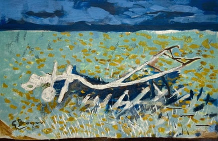 Georges Braque, La charrue, Varengeville, Limited Edition Lithograph