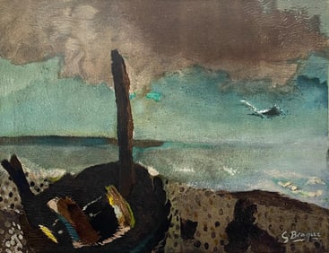 Georges Braque, Marine à la Mouette, Varengeville, Limited Edition Lithograph
