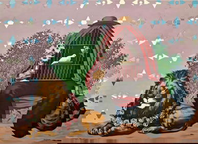 René Magritte, Deux Tourterelles, dans la Chaude Pénombre de Leur Maison, Les Enfants Trouvés de