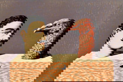 René Magritte, Pierreries, Les Enfants Trouvés de Magritte, Limited Edition Lithograph