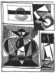 Pablo Picasso, Composition (Johnson/Vollard 193; Monod 10485), Hélène chez Archimède, Limited