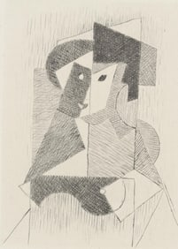Jean Metzinger, Femme à sa Toilette (Metzinger, AM-18-013), Du cubisme, Limited Edition Etching