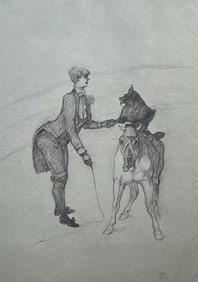 Henri de Toulouse-Lautrec, Female Trainer, Henri de Toulouse-Lautrec, At the Circus, Limited Edition