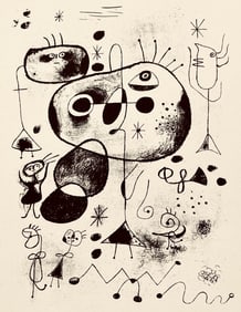 Joan Miro, Composition, The Prints of Joan Miro, Limited Edition Etching