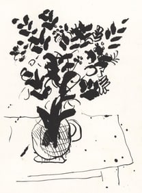 Marc Chagall, Composition (Cramer 91), Derriere le miroir, Limited Edition Lithograph