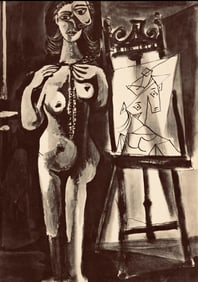 Pablo Picasso, Composition, Carnet de dessins de Picasso, Cahiers d'Art, Limited Edition Lithograph