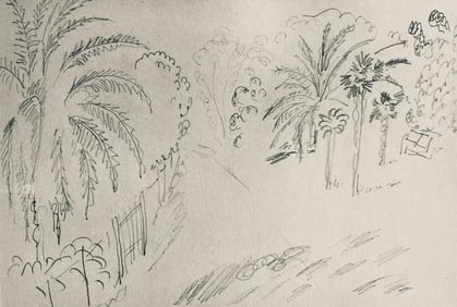 Henri Matisse, Composition (Dutel 3), Dessins de Henri-Matisse, Limited Edition Lithograph