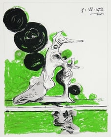 Graham Sutherland, Hybrid, Souvenirs et portraits d'artistes, Limited Edition Lithograph