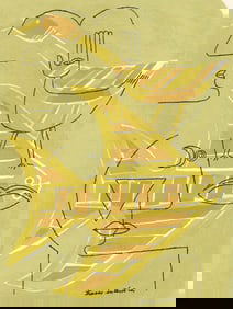 Victor Brauner, Composition, XXe siecle, Limited Edition Lithograph