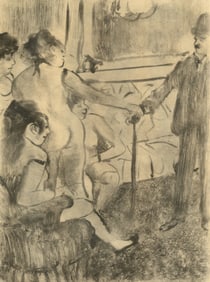 Edgar Degas, Un Client serieux, E. Degas Monotypes, Limited Edition Monotype