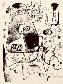 Joan Miro, Composition, The Prints of Joan Miro, Limited Edition Etching