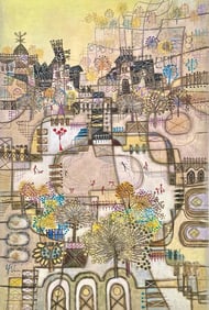 Heshi Yu, Skaters, Original Edition Offset Lithograph