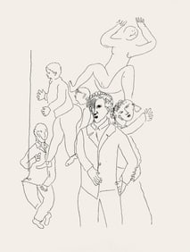 Marc Chagall, Composition, Suite Provinciale avec 92 dessins inedits de Marc Chagall, Limited