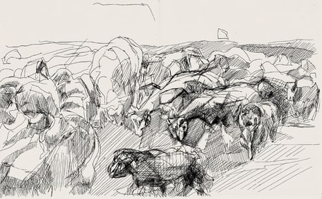 Jacques Villon, Composition (Ginestet/Pouillon 42-64), Hesiode, Les Travaux et les Jours, Limited