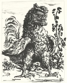 Pablo Picasso, Le Coq (The Rooster) (Orozco p.82), Histoire naturelle, Limited Edition Lithograph