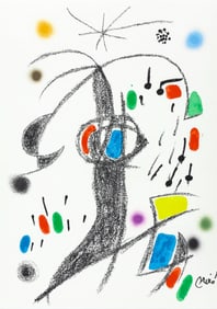 Joan Miro, Composition (Mourlot, 1051-1072), Maravillas con Variaciones acrosticas en el Jardin de