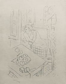 Henri Matisse, Composition (Dutel 3), Dessins de Henri-Matisse, Limited Edition Lithograph