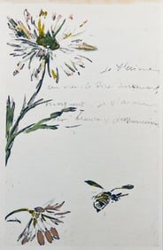 Edouard Manet, Composition, Edouard Manet, Letters with Aquarelles, Limited Edition Lithograph