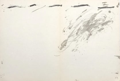 Antoni Tapies, Composition, Derriere le miroir, Limited Edition Lithograph