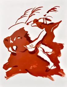 Francisco Bores, Composition, Œuvres completes d'Albert Camus, Limited Edition Lithograph