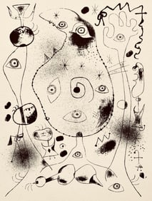 Joan Miro, Composition, The Prints of Joan Miro, Limited Edition Etching