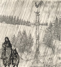 Jean Emile Laboureur, Composition, Alternance, Limited Edition Etching