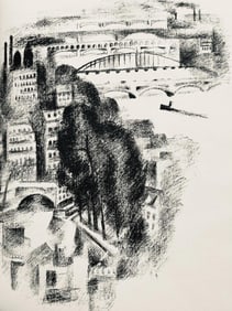 Robert Delaunay, Ponts et passerelle de Passy (Habasque 720-728), Allo! Paris!, Limited Edition