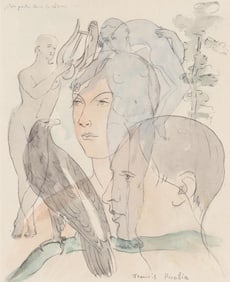 Francis Picabia, Composition, Le Peseur d'ames (The Weigher of Souls), Limited Edition Lithograph