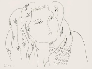 Henri Matisse, Serie L, var. 12 (Duthuit 9), Henri Matisse, Dessins, Themes et variations, Limited