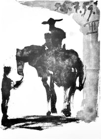 Pablo Picasso, Composition (Bloch 1276; Czwiklitzer 23), Toros y Toreros, Limited Edition Lithograph