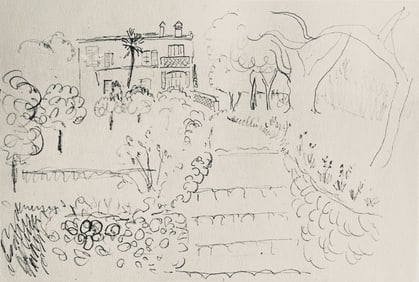 Henri Matisse, Composition (Dutel 3), Dessins de Henri-Matisse, Limited Edition Lithograph