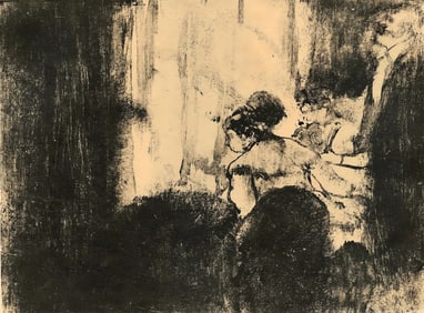Edgar Degas, La Loge, E. Degas Monotypes, Limited Edition Monotype