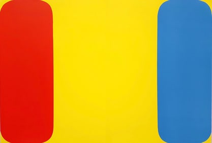 Ellsworth Kelly, Composition (Axsom Ib), Derriere le miroir, Limited Edition Lithograph