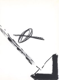 Antoni Tapies, Composition, Derriere le miroir, Limited Edition Lithograph