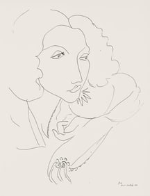 Henri Matisse, Serie I, var. 15 (Duthuit 9), Henri Matisse, Dessins, Themes et variations, Limited