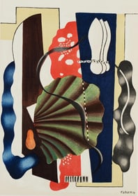 Fernand Leger, Composition, Derriere le miroir, Limited Edition Lithograph