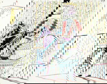 Pablo Picasso, Composition, La Comedie Humaine, Verve, Revue Artistique et Litteraire, Limited