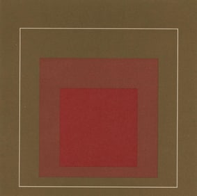 Josef Albers, Homage to the Square, Josef Albers: White Line Squares, Limited Edition Lithograph