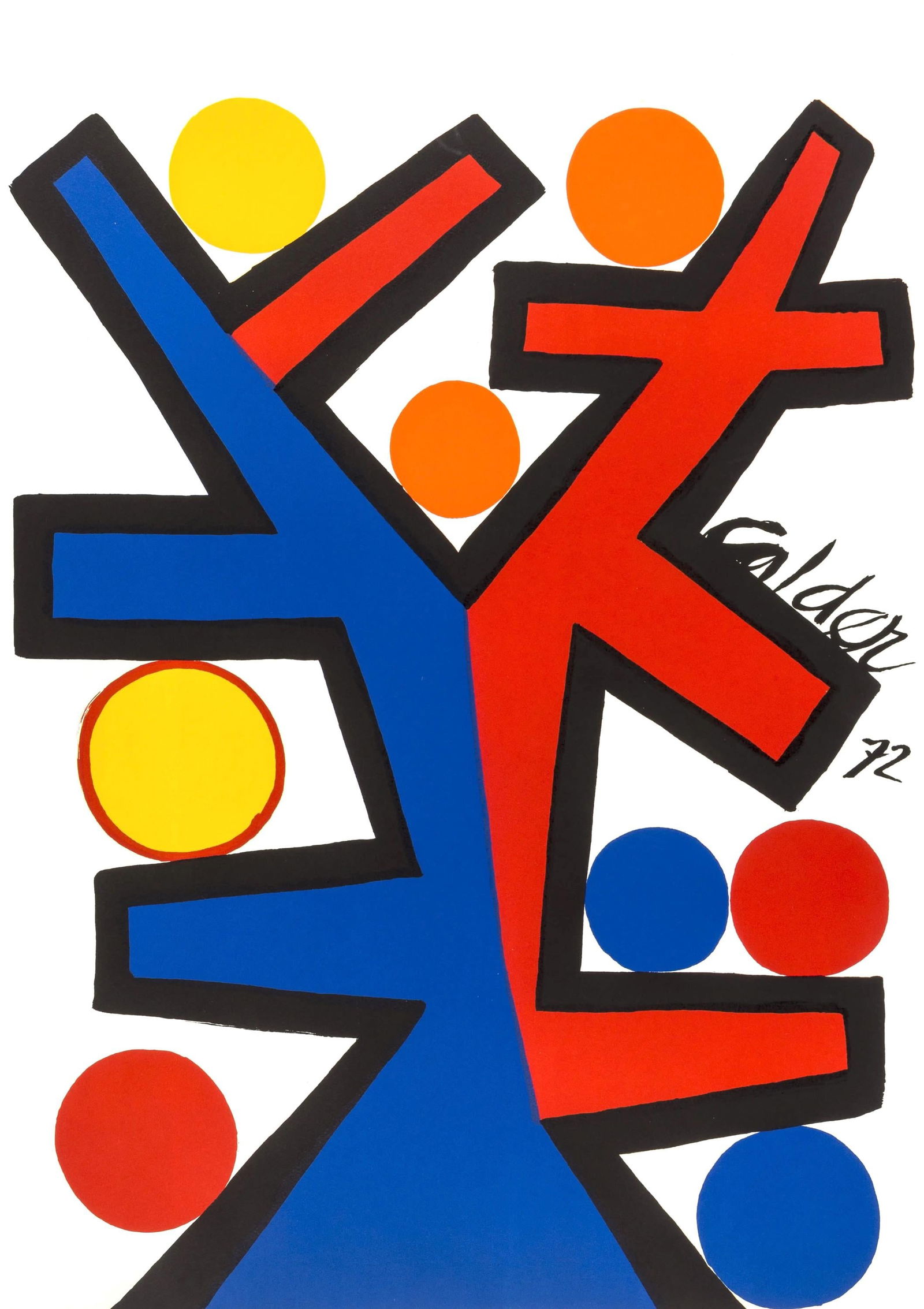 Alexander Calder, Autobiographie, The Collector's Guild Ltd., Limited Edition Lithograph: Lithograph on velin paper. Paper Size: 32 x 23.75 inches. Excellent condition. Inscription: Signed in the plate and unnumbered, as issued. Notes: Published by The Collector's Guild Ltd., New York in a