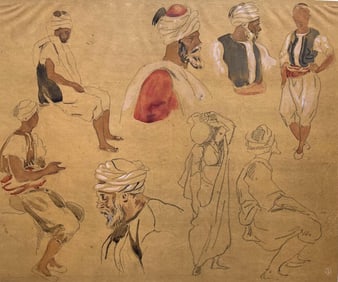 Eugene Delacroix, Composition, Trente et un Dessins et Aquarelles du Maroc, Limited Edition