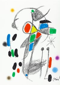 Joan Miro, Composition (Mourlot, 1051-1072), Maravillas con Variaciones acrosticas en el Jardin de