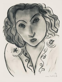 Henri Matisse, Serie I, var. 1 (Duthuit 9), Henri Matisse, Dessins, Themes et variations, Limited