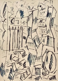 Fernand Leger, Verdun: La grille en fer, Dessins de Guerre 1915-16, Limited Edition Lithograph