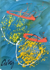 Dale Chihuly, Composition, Basket Series, Original Painting